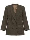 Isabel Marant Double-breasted Jacket In Brown