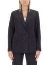 Isabel Marant Double-breasted Jacket In Multi