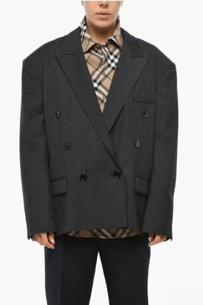 Isabel Marant Double-breasted Klero Oversized Blazer With District Motif