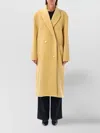 Isabel Marant Mustard Wool Blend Theodore Coat In Neutrals