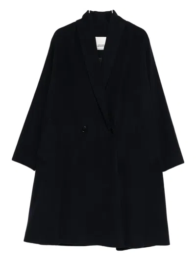 Isabel Marant Double-breasted Nylon Coat In Black