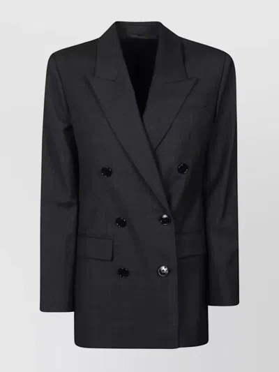 Isabel Marant Women Jevima Wool Prince Of Wales Suit Jacket In Gray