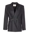 Isabel Marant Long-sleeved Suit Jacket In Black