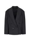 Isabel Marant Double-breasted Blazer In Black