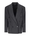 Isabel Marant Double-breasted Blazer In Black