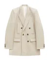 Isabel Marant Double-breasted Tailored Blazer In Nude