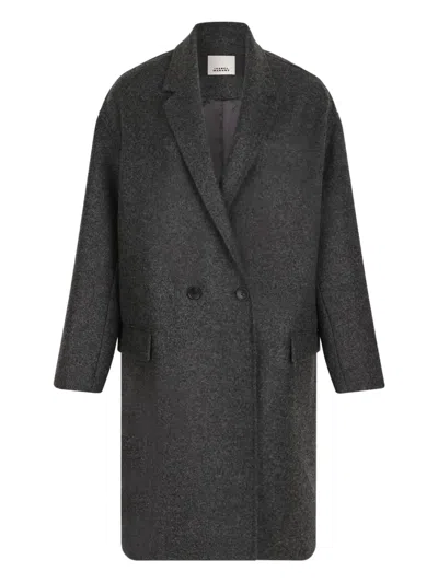ISABEL MARANT DOUBLE-BREASTED WOOL COAT