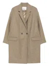 Isabel Marant Efegozi Double-breasted Wool Coat In Brown