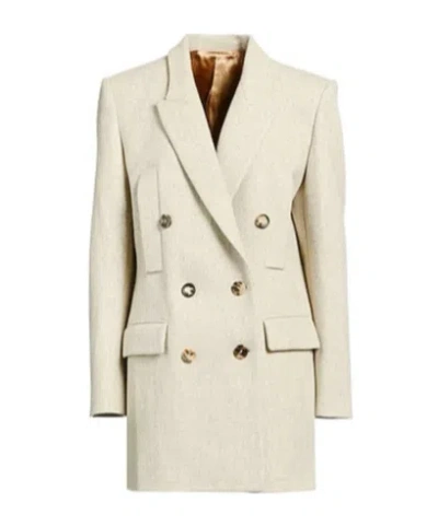 Isabel Marant Double-breasted Coat In Neutral