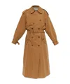 Isabel Marant Double-breasted Trench Coat In Nude