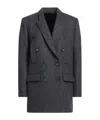 Isabel Marant Floyd Wool-blend Peacoat In Gray