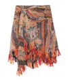 Isabel Marant Dova Printed Cotton Skirt In Multicolor