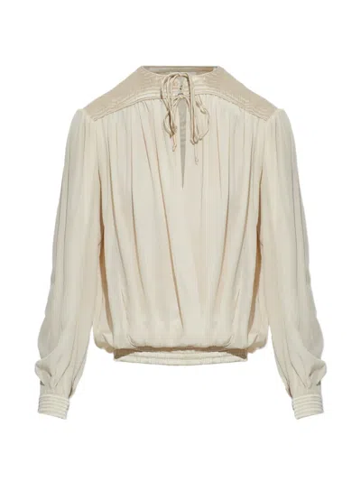 Isabel Marant Dovane Blouse In Neutral