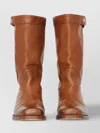 ISABEL MARANT DRAPED ANKLE BOOTS BLOCK HEEL
