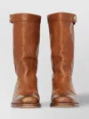 Isabel Marant Draped Ankle Boots Block Heel