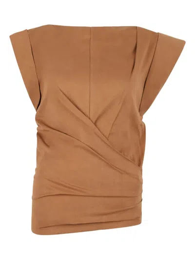 Isabel Marant Draped Cotton Top