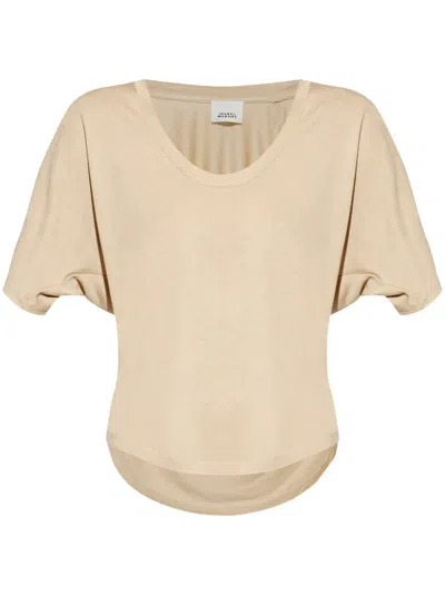 ISABEL MARANT DRAPED-DETAIL TOP