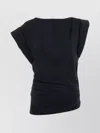 Isabel Marant Maisan Draped Cotton T-shirt