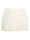 Isabel Marant Draped Mini Skirt In Neutral
