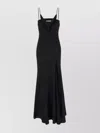 Isabel Marant Draped Neckline Slip Dress With Cut-out Detail