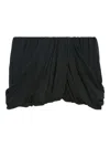 Isabel Marant Ambrine Draped Jersey Mini Skirt In Black
