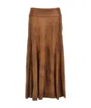Isabel Marant "genevi" Skirt In Brown
