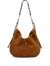 Isabel Marant Drawstring Bolton Shoulder Bag In Brown