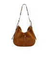 Isabel Marant Drawstring Bolton Shoulder Bag In Brown