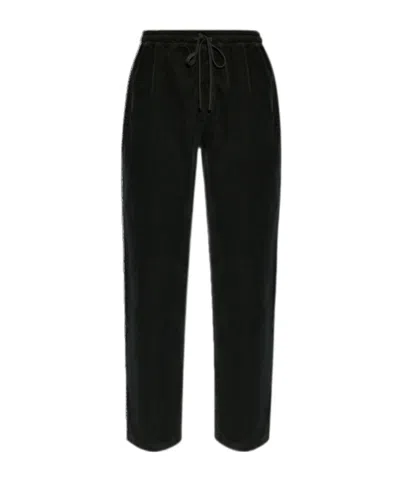 Isabel Marant Drawstring Casual Pants In Black