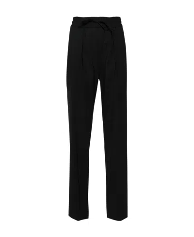 Isabel Marant Liska Drawstring-waist Trousers In Black