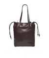 Isabel Marant Drawstring Shoulder Bag In Black