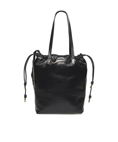 Isabel Marant Drawstring Tote Bag In Black