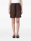Isabel Marant Drawstring-waist Shorts In Brown