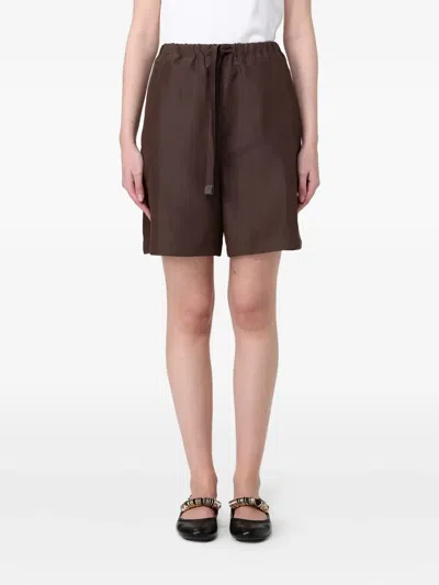 Isabel Marant Drawstring-waist Shorts In Brown