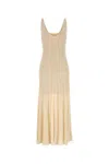 Isabel Marant Sand Stretch Cotton Blend Velma Dress In Neutral