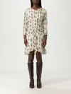Isabel Marant Octavia Printed Mini Silk Dress