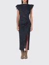 Isabel Marant Mid-length Dress With Midnight Blue Print In Blue