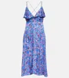 Isabel Marant Floral Dress In 30bu Blue