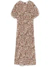 Isabel Marant Keany Dress In Beige