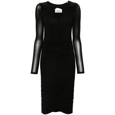 Isabel Marant Volgane Dress In Black