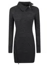 Isabel Marant Luxurious Alpaca Blend Dress In Gray
