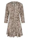 Isabel Marant Octavia Shirt Midi Dress In Brown