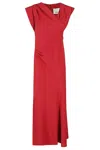 Isabel Marant Kidena Sleeveless Maxi Dress In Scarletred