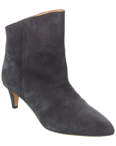 Isabel Marant Dripi Suede Bootie In Blue