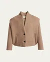 Isabel Marant Drogo Wool-blend Jacket In Taupe