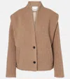 Isabel Marant Drogo Wool-blend Jacket In Beige