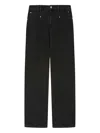 Isabel Marant Drolane Seam Jeans In Black