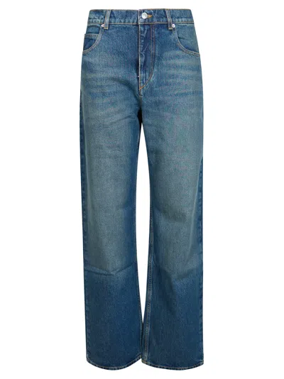 Isabel Marant Dromie Mini Jeans For Women - Fall/winter Collection 2026 In Blue