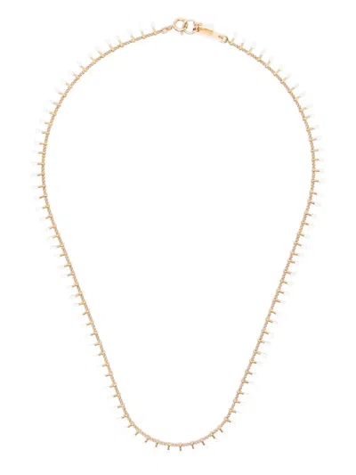 Isabel Marant Casablanca Beaded Necklace In White
