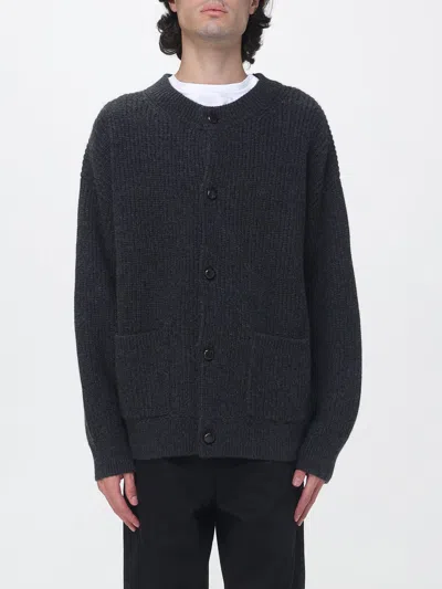 Isabel Marant Dropped-shoulder Merino Wool And Cashmere Blend Cardigan In Gray